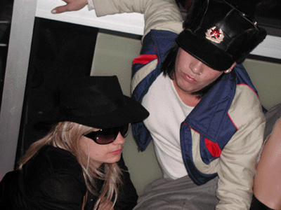The public JT LeRoy figure with Pink